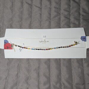 Isabella M. Sterling Silver Multi-Color Gemstone Bead Bracelet 4558
